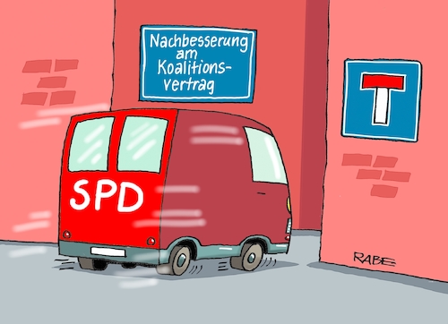 Cartoon: Sackgasse (medium) by RABE tagged groko,union,cdu,csu,spd,merkel,akk,berlin,bundesregierung,befragung,rabe,ralf,böhme,cartoon,karikatur,pressezeichnung,farbcartoon,tagescartoon,prügelei,halbzeit,halbzeitbilanz,nachbesserungen,sackgasse,auto,koalition,koalitionsvertrag,esken,walter,borjans,parteispitze,groko,union,cdu,csu,spd,merkel,akk,berlin,bundesregierung,befragung,rabe,ralf,böhme,cartoon,karikatur,pressezeichnung,farbcartoon,tagescartoon,prügelei,halbzeit,halbzeitbilanz,nachbesserungen,sackgasse,auto,koalition,koalitionsvertrag,esken,walter,borjans,parteispitze