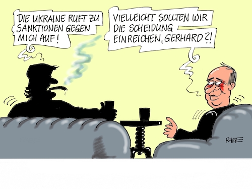 Cartoon: Scheidung II (medium) by RABE tagged schröder,altkanzler,rosneft,chefposten,putin,energieriese,gaslieferant,europa,rabe,ralf,böhme,cartoon,karikatur,pressezeichnung,fabcartoon,tagescartoon,tante,spd,wahldebakel,wahlniederlage,scheidung,ukraine,schröder,altkanzler,rosneft,chefposten,putin,energieriese,gaslieferant,europa,rabe,ralf,böhme,cartoon,karikatur,pressezeichnung,fabcartoon,tagescartoon,tante,spd,wahldebakel,wahlniederlage,scheidung,ukraine