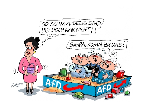 Cartoon: Schmuddelkinder (medium) by RABE tagged merz,kanzler,koalition,union,spd,klingbeil,cartoon,karikatur,pressezeichnung,farbcartoon,tagescartoon,db,bahn,frühling,frühjahr,frühjahrsputz,ice,zug,blumenkasten,blumenkästen,esc,songcontest,sahra,wagenknecht,afd,höcke,sandkiste,schmudel,schmuddelkinder,spielkiste,landtagswahl,sachsen,anhalt,bsw,merz,kanzler,koalition,union,spd,klingbeil,cartoon,karikatur,pressezeichnung,farbcartoon,tagescartoon,db,bahn,frühling,frühjahr,frühjahrsputz,ice,zug,blumenkasten,blumenkästen,esc,songcontest,sahra,wagenknecht,afd,höcke,sandkiste,schmudel,schmuddelkinder,spielkiste,landtagswahl,sachsen,anhalt,bsw