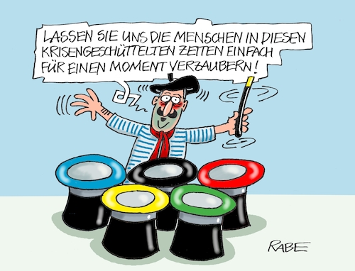 Cartoon: Schwarze Zylinder (medium) by RABE tagged olympiade,sommerspiele,sport,paris,cartoon,karikatur,pressezeichnung,farbcartoon,tagescartoon,treppchen,podest,siegerehrung,siegerpodest,hund,herrchen,training,ringe,krisen,kriege,katastrophen,menschen,umweltzerstörung,dürre,hochwasser,überschwemmung,tod,olympiade,sommerspiele,sport,paris,cartoon,karikatur,pressezeichnung,farbcartoon,tagescartoon,treppchen,podest,siegerehrung,siegerpodest,hund,herrchen,training,ringe,krisen,kriege,katastrophen,menschen,umweltzerstörung,dürre,hochwasser,überschwemmung,tod