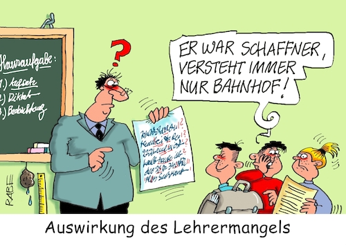 Cartoon: Seiteneinsteiger (medium) by RABE tagged schüler,lehrer,zeugnisse,zeugnistag,zeugnisausgabe,ferien,winterferien,rabe,ralf,böhme,cartoon,karikatur,farbcartoon,pressezeichnung,tagescartoon,lehrermangel,seiteneinsteiger,schaffner,bahnhof,klassenzimmer,schultafel,schüler,lehrer,zeugnisse,zeugnistag,zeugnisausgabe,ferien,winterferien,rabe,ralf,böhme,cartoon,karikatur,farbcartoon,pressezeichnung,tagescartoon,lehrermangel,seiteneinsteiger,schaffner,bahnhof,klassenzimmer,schultafel