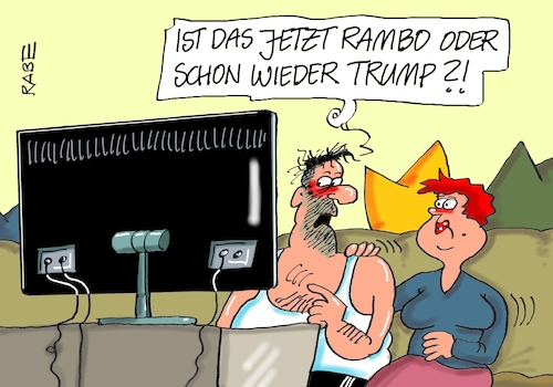 Cartoon: Silvester Trump (medium) by RABE tagged trump,usa,president,bolton,literatur,bücher,rabe,ralf,böhme,cartoon,karikatur,pressezeichnung,farbcartoon,tagescartoon,corona,biden,harris,wiederwahl,briefwahl,wahlmänner,sanduhr,sand,abwahl,joe,georgia,capitol,bürgerkrieg,nationalgarde,washington,republikaner,demokraten,rambo,silvester,stallone,john,trump,usa,president,bolton,literatur,bücher,rabe,ralf,böhme,cartoon,karikatur,pressezeichnung,farbcartoon,tagescartoon,corona,biden,harris,wiederwahl,briefwahl,wahlmänner,sanduhr,sand,abwahl,joe,georgia,capitol,bürgerkrieg,nationalgarde,washington,republikaner,demokraten,rambo,silvester,stallone,john