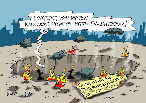 Cartoon: Silvesterkrater (medium) by RABE tagged silvester,neujahr,jahresbeginn,prosit,rutsch,feuerwerk,böller,neujahrsansprache,silvesteransprache,rabe,ralf,böhme,cartoon,karikatur,pressezeichnung,farbcartoon,tagescartoon,tv,rede,alexa,amazon,feuerwehr,krater,trichter,tischfeuerwerk,unfall,silvester,neujahr,jahresbeginn,prosit,rutsch,feuerwerk,böller,neujahrsansprache,silvesteransprache,rabe,ralf,böhme,cartoon,karikatur,pressezeichnung,farbcartoon,tagescartoon,tv,rede,alexa,amazon,feuerwehr,krater,trichter,tischfeuerwerk,unfall