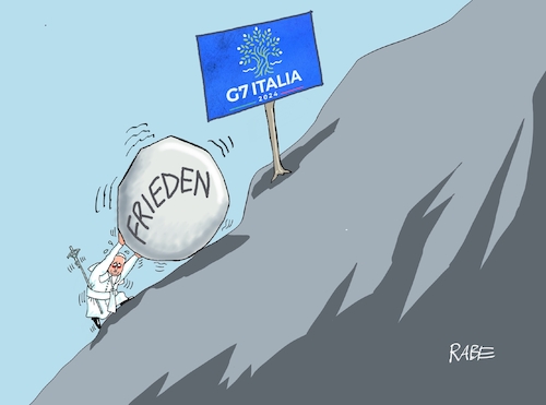 Cartoon: Sisyphus (medium) by RABE tagged ampel,ampelregierung,rot,grün,gelb,fdp,spd,grüne,rabe,ralf,böhme,cartoon,karikatur,pressezeichnung,farbcartoon,tagescartoon,papst,franziskus,gipfel,gipfeltreffen,italien,frieden,felskugel,sisyphus,ampel,ampelregierung,rot,grün,gelb,fdp,spd,grüne,rabe,ralf,böhme,cartoon,karikatur,pressezeichnung,farbcartoon,tagescartoon,papst,franziskus,gipfel,gipfeltreffen,italien,frieden,felskugel,sisyphus