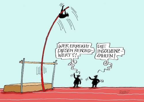 Cartoon: Stabhochsprung (medium) by RABE tagged olympiade,sommerspiele,sport,paris,cartoon,karikatur,pressezeichnung,farbcartoon,tagescartoon,treppchen,podest,siegerehrung,siegerpodest,hund,herrchen,training,ringe,stab,stabhochsprung,rekord,rekordwerte,rekordzahlen,wirtschaft,unternehmen,pleite,insolvenz,olympiade,sommerspiele,sport,paris,cartoon,karikatur,pressezeichnung,farbcartoon,tagescartoon,treppchen,podest,siegerehrung,siegerpodest,hund,herrchen,training,ringe,stab,stabhochsprung,rekord,rekordwerte,rekordzahlen,wirtschaft,unternehmen,pleite,insolvenz