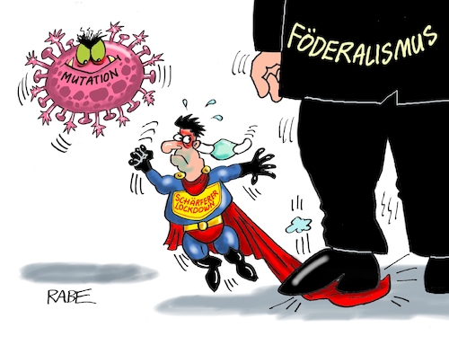 Cartoon: Superföderalismus (medium) by RABE tagged corona,bildung,bildungsminister,kanzleramt,bildungskonferenz,lehrerkonferenz,laptop,ausstatung,digitalisierung,bildungsmonitor,internetzugan,wlan,aufwachen,spahn,impfstoff,lockdown,shutdown,comic,superman,umhang,föderalismus,mutanten,mutation,impfzentrum,fallzahlen,inzidenzwert,rki,corona,bildung,bildungsminister,kanzleramt,bildungskonferenz,lehrerkonferenz,laptop,ausstatung,digitalisierung,bildungsmonitor,internetzugan,wlan,aufwachen,spahn,impfstoff,lockdown,shutdown,comic,superman,umhang,föderalismus,mutanten,mutation,impfzentrum,fallzahlen,inzidenzwert,rki