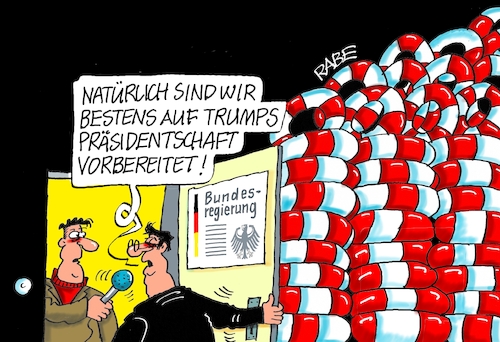 Cartoon: Trump gewapnet (medium) by RABE tagged ampel,ampelregierung,rot,grün,gelb,fdp,spd,grüne,rabe,ralf,böhme,cartoon,karikatur,pressezeichnung,farbcartoon,tagescartoon,inflation,einkommen,rente,rentenpaket,bruch,streit,neuwahlen,regierung,donald,trum,präsident,usa,handelskrieg,dekret,dekretflut,rettungsring,rettungsringe,schwimmhilfe,untergang,ampel,ampelregierung,rot,grün,gelb,fdp,spd,grüne,rabe,ralf,böhme,cartoon,karikatur,pressezeichnung,farbcartoon,tagescartoon,inflation,einkommen,rente,rentenpaket,bruch,streit,neuwahlen,regierung,donald,trum,präsident,usa,handelskrieg,dekret,dekretflut,rettungsring,rettungsringe,schwimmhilfe,untergang