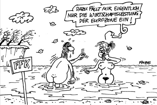 Cartoon: Wellenförmiges (medium) by RABE tagged wirtschaftsleistung,konjunktur,euro,eurozone,eurokrise,brüssel,leistungsfähigkeit,aufschwung,abschwung,rabe,ralf,böhme,cartoon,karikatur,rettungsschirm,griechenland,rezession,schrumpfung,krisenländer,schulden,rückgang,fkk,strand,ostsee,baden,wasser,wellen,kälte,nackt,pimmel,wirtschaftsleistung,konjunktur,euro,eurozone,eurokrise,brüssel,leistungsfähigkeit,aufschwung,abschwung,rabe,ralf,böhme,cartoon,karikatur,rettungsschirm,griechenland,rezession,schrumpfung,krisenländer,schulden,rückgang,fkk,strand,ostsee,baden,wasser,wellen,kälte,nackt,pimmel