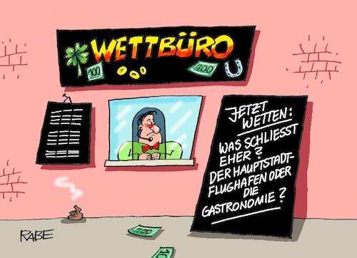 Cartoon: Wetten Dass (medium) by RABE tagged corona,schnelltest,flughäfen,bahnhöfe,reiserückkehrer,testpflicht,markus,söder,bußgelder,ber,hauptstadtflughafen,eröffnung,fluggäste,viren,maskenpflicht,abstandsregeln,terminal,regierungsterminal,test,wette,wettbüro,schließung,gastronomie,lockdown,sperrstunde,berchtesgaden,corona,schnelltest,flughäfen,bahnhöfe,reiserückkehrer,testpflicht,markus,söder,bußgelder,ber,hauptstadtflughafen,eröffnung,fluggäste,viren,maskenpflicht,abstandsregeln,terminal,regierungsterminal,test,wette,wettbüro,schließung,gastronomie,lockdown,sperrstunde,berchtesgaden