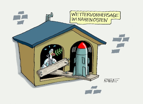 Cartoon: Wetterprognose (medium) by RABE tagged israel,iran,teheran,gaza,luftabwehr,netanjahu,jerusalem,rabe,ralf,böhme,cartoon,karikatur,pressezeichnung,farbcartoon,tagescartoon,gazastreifen,hilfsgüter,mullah,atomanlagen,angriffe,armee,kriegsparteien,drohnen,israel,iran,teheran,gaza,luftabwehr,netanjahu,jerusalem,rabe,ralf,böhme,cartoon,karikatur,pressezeichnung,farbcartoon,tagescartoon,gazastreifen,hilfsgüter,mullah,atomanlagen,angriffe,armee,kriegsparteien,drohnen