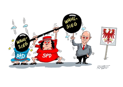 Cartoon: Woidke hantelt (medium) by RABE tagged landtagswahl,thüringen,septemper,cdu,afd,mario,voigt,bernd,höcke,tv,duell,fernsehduell,rabe,ralf,böhme,cartoon,karikatur,pressezeichnung,farbcartoon,tagescartoon,sachsen,wechselwähler,chamäleon,brandenburg,woidke,spd,hantel,gewicht,wahlsieger,landtagswahl,thüringen,septemper,cdu,afd,mario,voigt,bernd,höcke,tv,duell,fernsehduell,rabe,ralf,böhme,cartoon,karikatur,pressezeichnung,farbcartoon,tagescartoon,sachsen,wechselwähler,chamäleon,brandenburg,woidke,spd,hantel,gewicht,wahlsieger