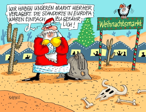 Cartoon: Wüstenmarkt (medium) by RABE tagged brexit,briten,einbürgerung,deutschland,rabe,ralf,böhme,cartoon,karikatur,pressezeichnung,farbcartoon,tagescartoon,abgrund,bus,boris,johnson,davis,eu,terror,weihnachten,weihnachtsmark,europa,weihnachtsmann,terroranschlag,weihnachtsmärkte,wüste,mexiko,kakteen,sicherheit,brexit,briten,einbürgerung,deutschland,rabe,ralf,böhme,cartoon,karikatur,pressezeichnung,farbcartoon,tagescartoon,abgrund,bus,boris,johnson,davis,eu,terror,weihnachten,weihnachtsmark,europa,weihnachtsmann,terroranschlag,weihnachtsmärkte,wüste,mexiko,kakteen,sicherheit