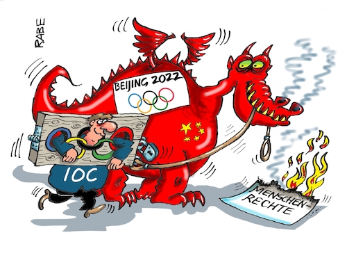 Cartoon: Zirkusreifes (medium) by RABE tagged china,peking,menschenrechte,boykott,winterspiele,olympiade,rabe,ralf,böhme,cartoon,karikatur,pressezeichnung,farbcartoon,tagescartoon,sport,sportler,corona,tv,drachen,ioc,bach,schafott,feuer,flamme,china,peking,menschenrechte,boykott,winterspiele,olympiade,rabe,ralf,böhme,cartoon,karikatur,pressezeichnung,farbcartoon,tagescartoon,sport,sportler,corona,tv,drachen,ioc,bach,schafott,feuer,flamme