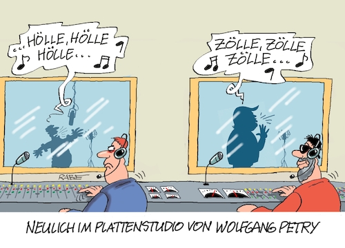 Cartoon: Zöllehölle (medium) by RABE tagged trump,präsident,usa,donald,einmarsch,erstürmung,cartoon,karikatur,pressezeichnung,rabe,ralf,böhme,farbcartoon,tagescartoon,venezuela,südamerika,maduro,regimewechsel,weltordnung,kongress,völkerrecht,zoll,strafe,strafzölle,hölle,handel,handelskrieg,eu,europa,wolle,wolfgang,petry,schlager,grönland,deal,tonstudio,plattenstudio,trump,präsident,usa,donald,einmarsch,erstürmung,cartoon,karikatur,pressezeichnung,rabe,ralf,böhme,farbcartoon,tagescartoon,venezuela,südamerika,maduro,regimewechsel,weltordnung,kongress,völkerrecht,zoll,strafe,strafzölle,hölle,handel,handelskrieg,eu,europa,wolle,wolfgang,petry,schlager,grönland,deal,tonstudio,plattenstudio