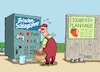 Cartoon: Aber bitte mit Sahne (small) by RABE tagged erdbeeren,erdbeerfeld,erdbeerplantage,erdbeerernte,rabe,ralf,böhme,cartoon,karikatur,pressezeichnung,farbcartoon,tagescartoon,schlagsahne,sahne,automat
