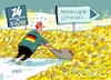 Cartoon: Alles Schiebung (small) by RABE tagged kälte,winter,frost,eis,schnee,wetter,wetterbericht,eisglätte,dauerfrost,cartoon,karikatur,rabe,ralf,böhme,tageszeichnung,farbcartoon,pressezeichnung,feuerwehr,kind,eisen,metall,zunge,klima,klimakleber,olympia,olympiade,winterolympiade,winterspiele,sport,medaille,medaillenspiegel,deutschland,goldmedaille,edelmetall,schneeschieber