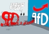 Cartoon: Auf der Flucht (small) by RABE tagged merz,kanzler,koalition,union,spd,klingbeil,cartoon,karikatur,pressezeichnung,farbcartoon,tagescartoon,db,bahn,frühling,frühjahr,frühjahrsputz,ice,zug,blumenkasten,blumenkästen,flucht,landtagswahl,baden,württemberg,rheinland,pfalz,wahlanalyse,afd,bas