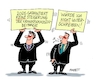 Cartoon: Beitragssteigerung (small) by RABE tagged merz,union,kanzler,fritze,koalition,spd,klingbeil,bundesregierung,rabe,ralf,böhme,cartoon,karikatur,pressezeichnung,farbcartoon,tagescartoon,trump,putin,krisen,tv,nachrichten,waschmaschine,karnkenkasse,kasse,patienten,beitrag,beitragszahler,steigerung,erhöhung,unterschrift,schild,transparent,gesundheitspolitik,barmer,aok