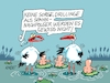 Cartoon: Drillinge (small) by RABE tagged merz,kanzler,koalition,union,spd,klingbeil,cartoon,karikatur,pressezeichnung,farbcartoon,tagescartoon,db,bahn,frühling,frühjahr,frühjahrsputz,ice,zug,blumenkasten,blumenkästen,esc,songcontest,jens,spahn,fraktionsvorsitz,leihmutter,leihmutteraffäre,affäre,rücktritt,nachfolger,storch,teich,baby,seerose,alexander,dobrindt,torsten,frei,linnemann,drillinge
