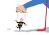 Cartoon: Fingerspiele (small) by RABE tagged fußball,nagelsmann,spieler,wm,kader,usa,ball,sport,tor,spielfeld,schiedsrichter,videobeweis,rabe,ralf,böhme,cartoon,karikatur,pressezeichnung,farbcartoon,tagescartoon,hund,bundesliga,ballaballa,marionette,puppe,stricke,fifa,trump,infantino