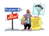 Cartoon: Flughafen Streik (small) by RABE tagged ampel,ampelregierung,rot,grün,gelb,fdp,spd,grüne,rabe,ralf,böhme,cartoon,karikatur,pressezeichnung,farbcartoon,tagescartoon,inflation,einkommen,rente,rentenpaket,bruch,streit,neuwahlen,streik,flughafen,airport,flugausfall,verdi,gewerkschaften,bodenpersonal,urlauber,lufthansa,terminal,flieger,flugzeug,piloten,fallschirm,gleitflug,gleitflieger,urlaubsziel,arbeitskampf