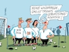 Cartoon: Geburtstagswunsch (small) by RABE tagged fußball,nagelsmann,spieler,wm,kader,usa,ball,sport,tor,spielfeld,schiedsrichter,videobeweis,rabe,ralf,böhme,cartoon,karikatur,pressezeichnung,farbcartoon,tagescartoon,hund,bundesliga,ballaballa,trump,geburtstag,golf,golfplatz,golfschläger,rasen