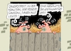 Cartoon: Koalitionssaustall (small) by RABE tagged merz,kanzler,koalition,union,spd,klingbeil,cartoon,karikatur,pressezeichnung,farbcartoon,tagescartoon,db,bahn,frühling,frühjahr,frühjahrsputz,ice,zug,blumenkasten,blumenkästen,groko,koalitionsstreit,reformstreit,reform,haushalt,schwein,sau,saustall,differenzen,tankrabatt