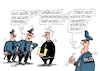 Cartoon: Krafttraining (small) by RABE tagged merz,groko,spd,union,posten,postenvergabe,rabe,ralf,böhme,cartoon,karikatur,pressezeichnung,farbcartoon,tagescartoon,schaufenster,deko,umbau,laden,ladenhüter,regierungsbildung,dobrindt,grenze,grenzkontrolle,bundespolizei,polizei,polizeigewerkschaft,kraft