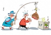 Cartoon: Lockstoff (small) by RABE tagged merz,kanzler,koalition,union,spd,klingbeil,cartoon,karikatur,pressezeichnung,farbcartoon,tagescartoon,db,bahn,frühling,frühjahr,frühjahrsputz,ice,zug,blumenkasten,blumenkästen,esc,songcontest,landtagswahl,sachsen,anhalt,ministerpräsident,afd,rechte,schinken,wähler,wahlurne,wahlversprechen,wahlsieger