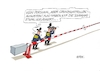 Cartoon: Personalmangel (small) by RABE tagged merz,groko,spd,union,posten,postenvergabe,rabe,ralf,böhme,cartoon,karikatur,pressezeichnung,farbcartoon,tagescartoon,schaufenster,deko,umbau,laden,ladenhüter,regierungsbildung,dobrindt,grenze,grenzkontrolle,erweiterung,grenzpolizei,polizist,schlagbaum,schranke,zurückweisung,kontrolle