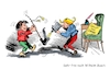 Cartoon: Pfeifenköpfe (small) by RABE tagged trump,kanada,gipfel,gipfeltreffen,staatschefs,rabe,ralf,böhme,cartoon,karikatur,pressezeichnung,farbcartoon,tagescartoon,gespenst,geist,angst,donald,usa,iran,israel,teheran,netanjahu,mullah,atomanlage,bomber,frieden,max,moritz,wilhelm,busch,pfeife,pulver,explosion,lehrer,lämpel