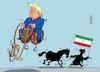 Cartoon: Sattelfest (small) by RABE tagged trump,präsident,usa,donald,einmarsch,erstürmung,cartoon,karikatur,pressezeichnung,rabe,ralf,böhme,farbcartoon,tagescartoon,venezuela,südamerika,maduro,regimewechsel,weltordnung,kongress,völkerrecht,sattel,pferd,sattelfest,mullah,iran,irankrieg,hormus,blockate,rohöltanker
