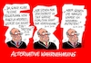 Cartoon: Schulz gegen Nahles (small) by RABE tagged nahles,spd,sozialdemokraten,groko,umfragetief,scholz,rabe,ralf,böhme,cartoon,karikatur,pressezeichnung,farbcartoon,tagescartoon,koalition,koalitionsvetrag,abwahl,parteivorsitz,parteivorstand,europawahlen,bremen,neuwahlen,umfragewerte,martin,schulz,gegenkandidat,hinterbänkler,rentner,alternative,wahrnehmung,merkel,kanzlerin