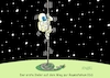 Cartoon: Seiltrick (small) by RABE tagged weltall,raumstation,iss,cartoon,karikatur,pressezeichnung,farbcartoon,rabe,ralf,böhme,indien,inder,seil,seiltrick