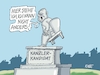 Cartoon: Standhaftigkeit (small) by RABE tagged ampel,ampelregierung,rot,grün,gelb,fdp,spd,grüne,rabe,ralf,böhme,cartoon,karikatur,pressezeichnung,farbcartoon,tagescartoon,inflation,einkommen,rente,rentenpaket,bruch,streit,neuwahlen,wahltermin,wahlkampf,vertreuensfrage,stuhl,denkmal,luther