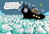 Cartoon: Thüringer Bürokraten (small) by RABE tagged merz,union,kanzler,fritze,koalition,spd,klingbeil,bundesregierung,rabe,ralf,böhme,cartoon,karikatur,pressezeichnung,farbcartoon,tagescartoon,trump,putin,krisen,tv,nachrichten,waschmaschine,voigt,ministerpräsident,thüringen,erfurt,bürokratie,bürokratieabbau,debatte,gesetz,meer,wasseroberfläche,papier,blätter,papierkram,schiff,kahn