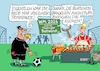 Cartoon: Trinkpause (small) by RABE tagged fußball,nagelsmann,spieler,wm,kader,usa,ball,sport,tor,spielfeld,schiedsrichter,videobeweis,rabe,ralf,böhme,cartoon,karikatur,pressezeichnung,farbcartoon,tagescartoon,hund,bundesliga,ballaballa,trinkpause,hitze,trinken,stadion,grill,bratwurst,rost,roster,grillmeister,thüringen,essen,ernährung,nahrung