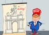 Cartoon: Triumpheuphorie (small) by RABE tagged trump,präsident,usa,donald,einmarsch,erstürmung,cartoon,karikatur,pressezeichnung,rabe,ralf,böhme,farbcartoon,tagescartoon,venezuela,südamerika,maduro,regimewechsel,weltordnung,kongress,völkerrecht,triumph,washington,triumphbogen,bauwerk,monument,bauplan,nero,kaiser,rom
