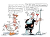 Cartoon: Vogelgrippe II (small) by RABE tagged merz,union,kanzler,fritze,koalition,spd,klingbeil,bundesregierung,rabe,ralf,böhme,cartoon,karikatur,pressezeichnung,farbcartoon,tagescartoon,trump,putin,krisen,tv,nachrichten,waschmaschine,vogel,ganz,tiere,vogelkrippe,geflügelpest,grippe,pest,aufschwung,konjunktur,stagnation,rezession,infusion,transfusion,verband,patient,mull