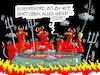 Cartoon: Weicheier (small) by RABE tagged klimawandel,hitze,hitzewelle,trockenheit,temperaturanstieg,rabe,ralf,böhme,cartoon,karikatur,pressezeichnung,farbcartoon,tagescartoon,servic,telefon,servicetelefon,hölle,teufel,feuer,flamme,kessel,höchstwerte