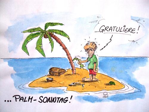 Cartoon: Palmsonntag (medium) by erix tagged feiertag