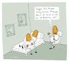 Cartoon: Blickkontakt (small) by Schilling  Blum tagged psychiater,depression,couch,patient