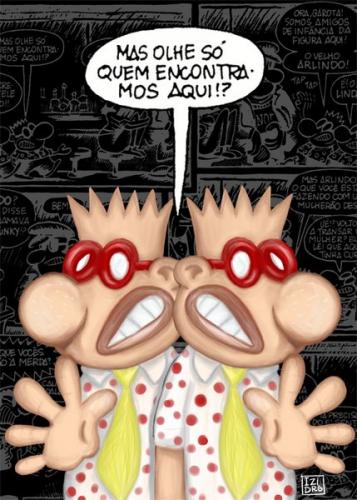 Cartoon: skrotinhos (medium) by izidro tagged cartoon