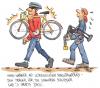Cartoon: Hans-Werner (small) by mele tagged fahrrad,radeln