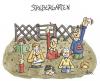 Cartoon: Strebergarten (small) by mele tagged garten,streber,schrebergarten