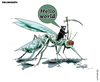 Cartoon: Zika mosquito (small) by FadiToOn tagged zika,mosquito
