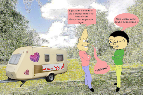 Cartoon: Corona bedroht Sexarbeiterinnen (medium) by menschenskindergarten tagged corona,kfw
