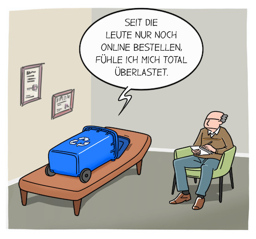 Cartoon: Blaue Tonne (medium) by Cloud Science tagged blaue,tonne,müll,mülltonne,papier,papiermüll,online,handel,ecommerce,bestellen,amazon,shopping,umwelt,nachhaltigkeit,psychologie,umweltschutz,recycling,abfall,bestellung,digitalisierung,digital,corona,pandemie,lockdown,internetbestellung,logistik,müllabfuhr,pakete,paket,paketmüll,lieferung,blaue,tonne,müll,mülltonne,papier,papiermüll,online,handel,ecommerce,bestellen,amazon,shopping,umwelt,nachhaltigkeit,psychologie,umweltschutz,recycling,abfall,bestellung,digitalisierung,digital,corona,pandemie,lockdown,internetbestellung,logistik,müllabfuhr,pakete,paket,paketmüll,lieferung