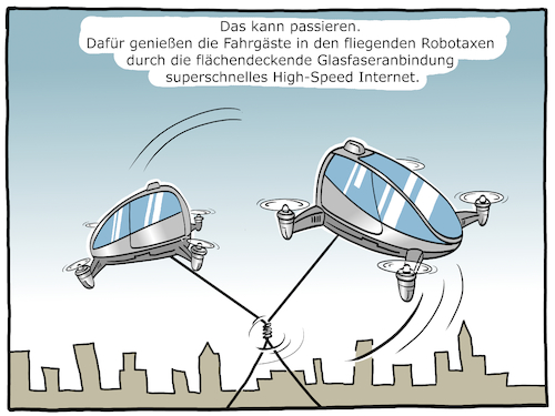 Glasfaser-Robotaxi Glasfaser-Robotaxi