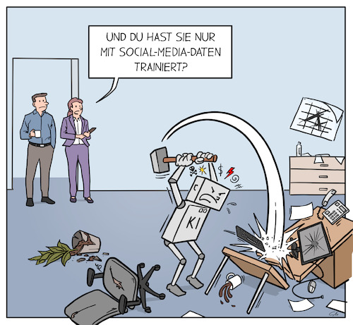 KI trifft Social Media. KI trifft Social Media.